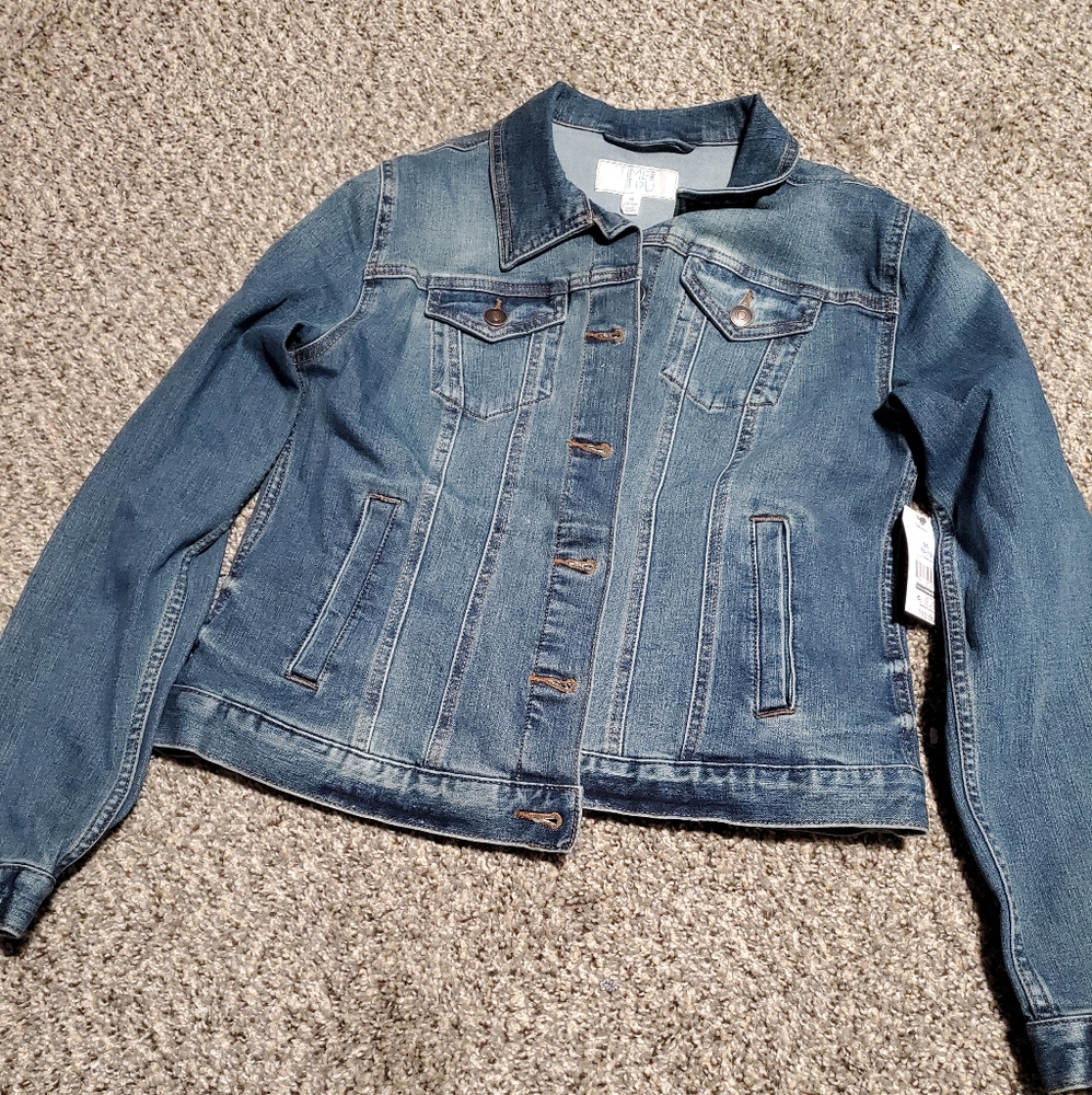 Denim jacket, size medium, 8-10